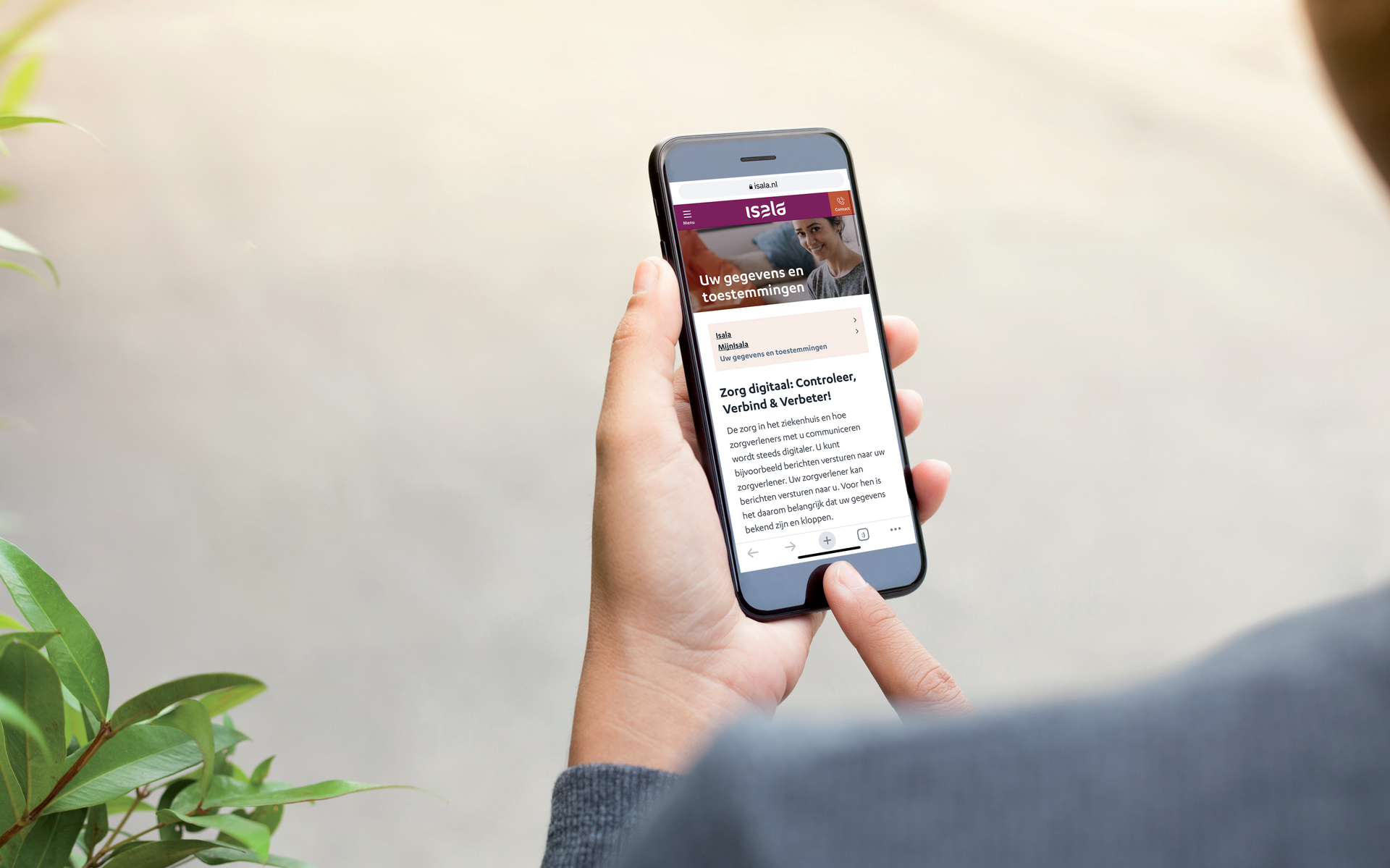 Laagdrempelig contact tussen zorgverlener en patiënt